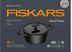 Fiskars Pot 3.5 L with non-stick coating and lid Hard Face