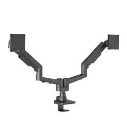 Edbak Desk Mount | DMV02 Dual Swing Arm | Height adjustment, Tilt | 19-35 " | Maximum weight (capacity) 20 kg | Black (DMV02)