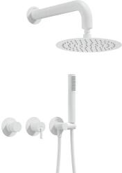 Deante Concealed shower set with overhead shower - with horizontal mixer (NQS_A0YK)