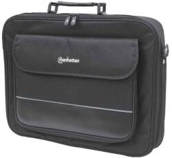 Manhattan Empire Laptop Bag 17.3", Clamshell design, Accessories Pocket, Shoulder Strap (removable), Notebook Case, Black, Three Year Warranty (36506)
