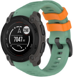 Techsuit - 22 mm-es óraszíj (W076) - Garmin Instinct E 45 mm - Menta zöld