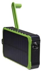 Denver Electronics PSO-10012 10000mAh Solar Power Bank with Handle Dynamo