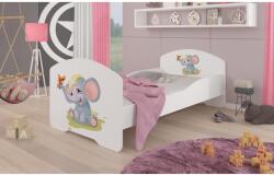 ADRK Ágy matraccal PEPE ELEPHANT 160x80, Fehér - mindigbutor