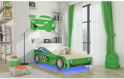 ADRK LED SPEED matraccal és világítással 160x80 ágy, Zöld - mindigbutor