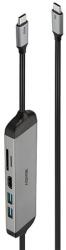 Lindy DST-Micro 140, USB-C Laptop Micro Docking Station with 4K Support and 1.4m 60W Charging Cable