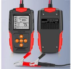 Qoltec 52484 LCD digital battery tester | 12V | 24V | 3Ah-200Ah (52484) - kontaktor