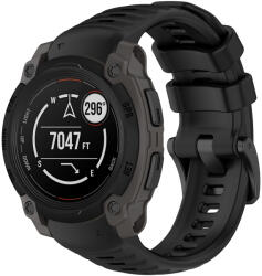 Techsuit - 22 mm-es óraszíj (W076) - Garmin Instinct E 45 mm - Fekete