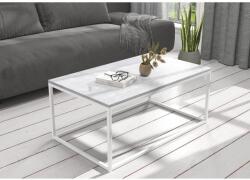 ADRK NARISA 100x60 kávéasztal, Fehér, Beton - mindigbutor