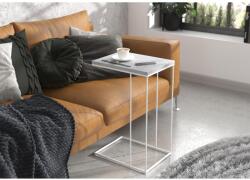 ADRK DRU segédasztal, Fehér, Beton - mindigbutor