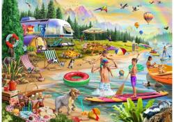 Bluebird Puzzle 90978 - Lakeside Summer Camp - 500 db-os puzzle (90978)
