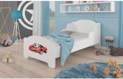 ADRK Ágy matraccal AMADIS RED CAR 160x80, Fehér - mindigbutor