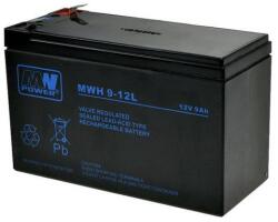 Mpl Power Elektro MPL MW POWER MWH 9-12L UPS battery Lead-acid accumulator VRLA AGM Maintenance-free 12 V 9 Ah Black (MWH 9-12L)