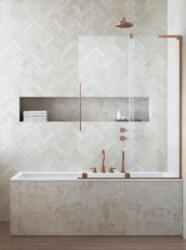 Radaway Furo SL Brushed Copper PND II szálcsiszolt réz kádparaván 120J (10309638-93-01R+10112594-01-01)