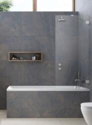 Radaway Essenza Pro Brushed Nickel PNJ II szálcsiszolt króm kádparaván 60 (10101060-91-01)