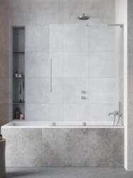 Radaway Furo SL Brushed Nickel PND II szálcsiszolt króm kádparaván 100J (10309538-91-01R+10112494-01-01)