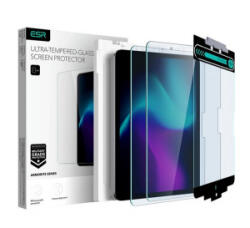 ESR ARMORITE képernyővédő üveg 2db (2.5D, 9H + segédkeret) ÁTLÁTSZÓ Apple IPAD Pro 13 (2024) (GP-158125) - aqua