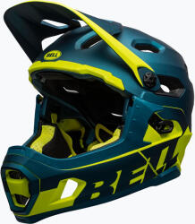 Bell FF Super DH MIPS Spherical matt fényes kék/hiviz kerékpáros sisak