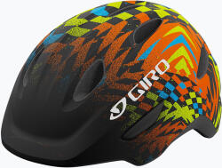 Giro Gyerek kerékpáros sisak Giro Scamp Integrated MIPS matte black/check fade