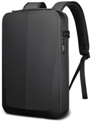 Leziter Axen merevített Usb-s laptop hátizsák (210943-2-Black)