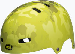 Bell Span matt hiviz sárga/camo gyermek sisak