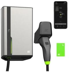 Green Cell GC EVGC021B2250 - Wallbox, 3, 6 - 22 KW, 5 m, NFC Grey Aluminium Wall Built-in display LED (EVGC021B2250)