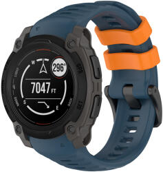 Techsuit - Óraszíj 22mm (W076) - Garmin Instinct E 45mm - Kék