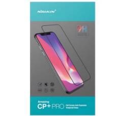 Nillkin CP+ PRO képernyővédő üveg (2.5D, full glue, UV szűrés, 0.33mm, 9H) FEKETE Samsung Galaxy A54 5G (SM-A546) (GP-135039)