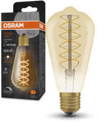 OSRAM Dimmelhető LED izzó, VINTAGE, E27, 7 W, EDISON, meleg fehér
