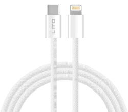 Lito Cablu de Date Type-C la Lightning 60W, 1m - Lito (LD04) - White (KF2347670) - vexio