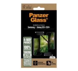 Panzer ECO MATRIX 4-WAY képernyővédő üveg (flexibilis, matt, betekintés védelem + segédkeret) ÁTLÁTSZÓ Samsung Galaxy S25 Plus
