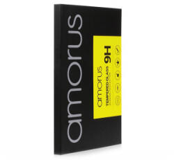 Amorus képernyővédő üveg 2db (2.5D, full glue, 0.3mm, 9H) FEKETE Motorola Moto G23 (XT-2333) / Moto G13 (XT-2331) / Moto G53 (XT2335) (GP-136520)