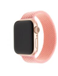 FIXED 224211 Elastic Nylon Strap for Apple Watch 42/44/45mm, size L, pink