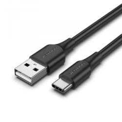 Vention USB 2.0 A - USB-C kábel 3A 1, 5m fekete (CTHBG
