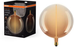 OSRAM LED izzó, barna, E27, 4, 8 W, VINTAGE GLOBE, meleg fehér