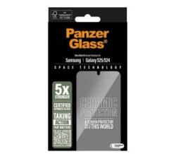 Panzer CERAMIC képernyővédő üveg (3D, ütésállóság, 9H) ÁTLÁTSZÓ Samsung Galaxy S25 (SM-S931) (PGRUWFCG38388) (PGRUWFCG38388)