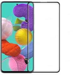 Tokgalaxis Samsung Galaxy A51 üvegfólia- fekete tokbarát Slim 3D üvegfólia (TG-MC0011775)