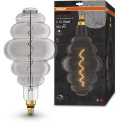 OSRAM Dimmelhető LED izzó, füstös, E27, 4, 8 W, VINTAGE 1906, meleg fehér