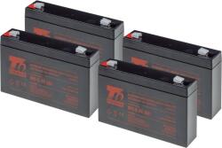 T6 Power APC SUA1000RMI1U kompatibilis készlet, VRLA, 6 V (T6APC0026_v81806)