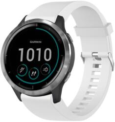 FIXED 211755 Silicone Strap for Garmin QuickFit 20mm, white (FIXSST-QF20MM-WH)