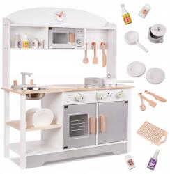 Ikonka Gyerekkonyha Fa Mdf Modern Classic kiegészítők 82cm (KX6287)