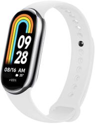 FIXED 257067 Sporty szilikon szíj Xiaomi Mi Band 8/Smart Band 9 okosórákhoz, fehér