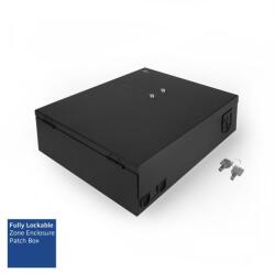 ACT 247755 Lockable zone enclosure patch box 8 slots for fiber and copper, hálózati kiegészítő (FA2035)