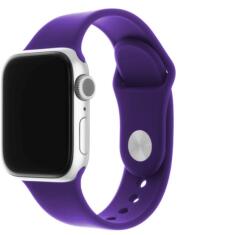 FIXED 189061 Szilikon szíj Apple Watch 38/40/41 mm, sötét lila (FIXSST-436-DRPU)