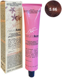 Natural Kay Vopsea vegana 5.66 Intense Red Light Chestnut, 100ml, Natural Kay