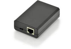ASSMANN 151240 DN-95205 PoE adapter Gigabit Ethernet 12 V Black, hálózati kiegészítő