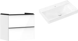 Hansgrohe Készlet szekrény Hansgrohe Xelu Q 54027670, mosdótál Hansgrohe Xelu Q 61025450