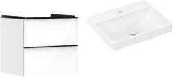 Hansgrohe Készlet szekrény Hansgrohe Xelu Q 54023670, mosdótál Hansgrohe Xelu Q 61016450