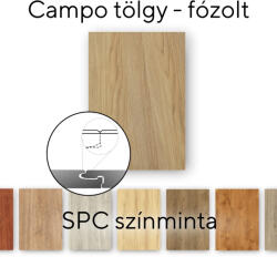 Leziter Campo tölgy Vinyl SPC fózolt padló minta/db (CAT-F-MINT) - leziteronline