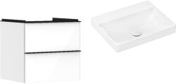 Hansgrohe Készlet szekrény Hansgrohe Xelu Q 54023670, mosdótál Hansgrohe Xelu Q 61017450