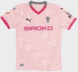 PUMA Men & Women sport. football Hivatalos Puma felnőtt Real Sporting labdarúgó mez rózsaszín